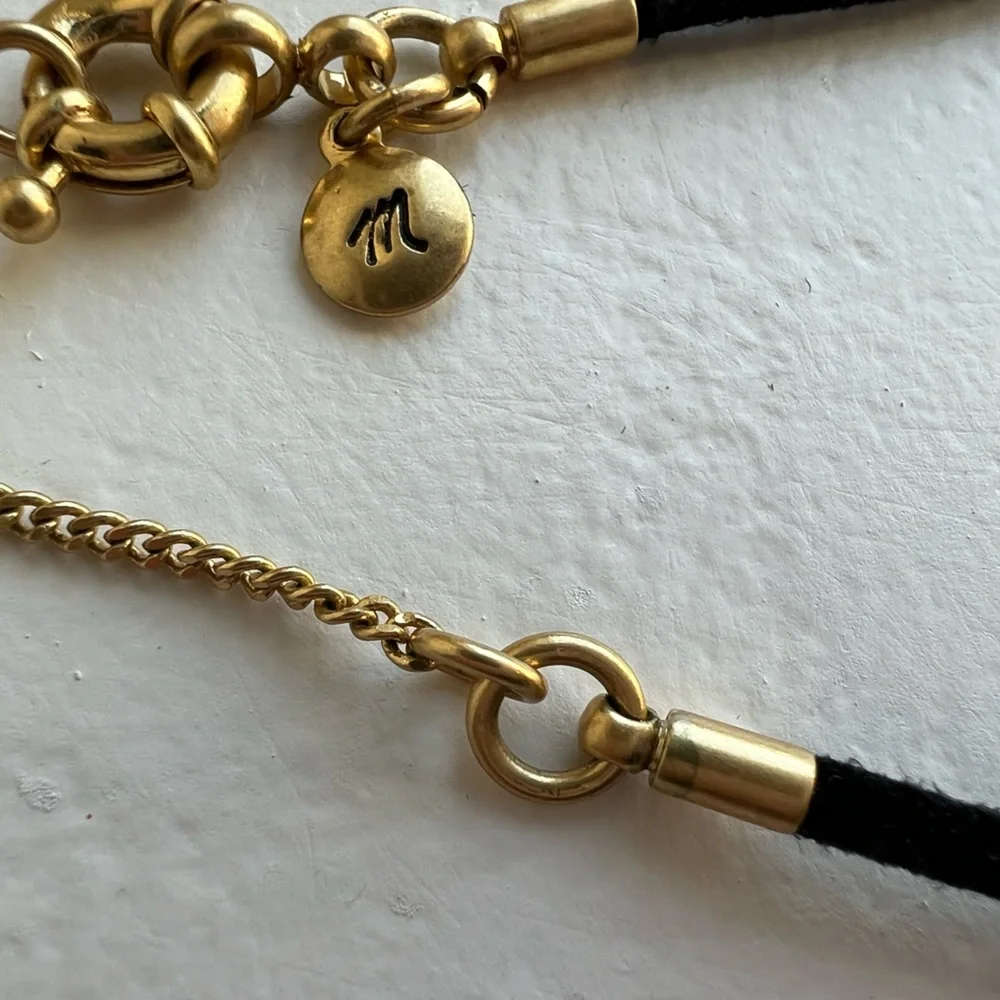 Madewell Gold Chevon Necklace - Picture 4 of 4